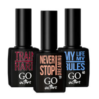 Гель-лак д/нігтів GO ACTIVE № 001 - 086 /Gel Polish GO ACTIVE/